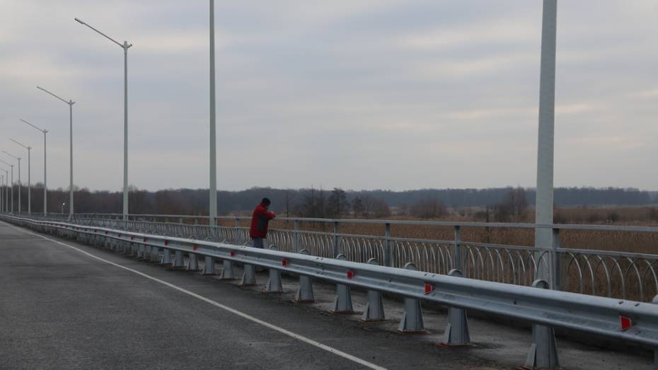 В Бобровском районе после реконструкции открыли мост через реку Битюг