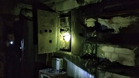 Из-за пожара в 9-этажном доме в Воронеже эвакуировали 76 человек