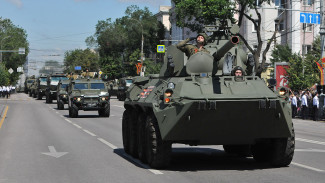 Военные полностью подготовили технику к параду Победы в Воронеже