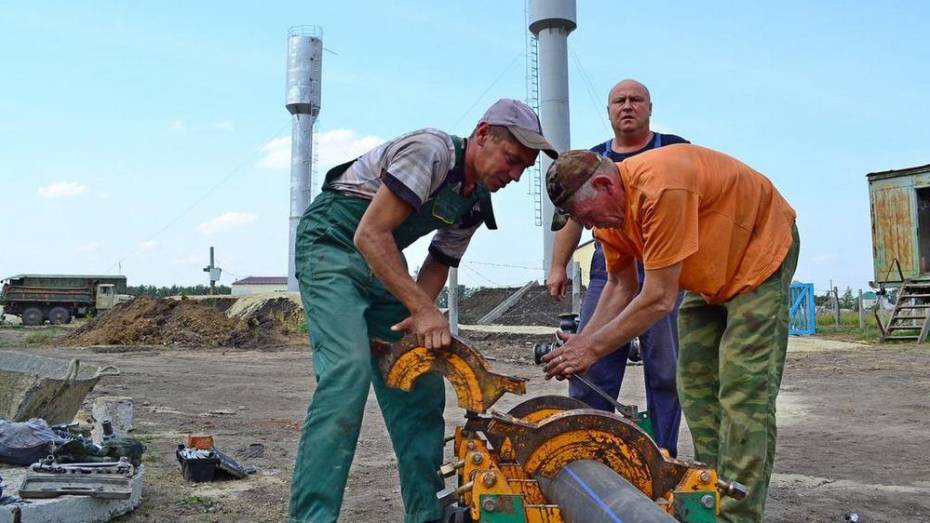 В поселке Грибановский целый микрорайон обеспечат централизованным водоснабжением