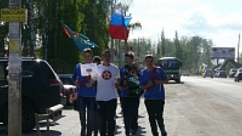 Рамонские школьники приняли участие в легкоатлетическом пробеге, посвященном Дню Победы