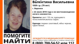 Пропавшую в Воронеже по пути домой 79-летнюю пенсионерку нашли живой