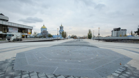 В Воронеже завершили первый этап реконструкции Советской площади