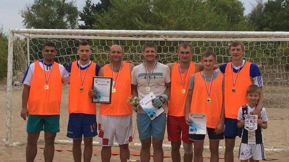 Нижнедевицкая команда выиграла Кубок по пляжному футболу