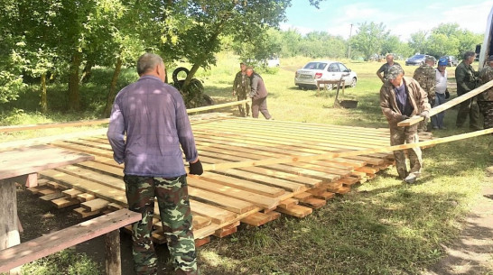 В кантемировском селе Титаревка благоустроят берег пруда