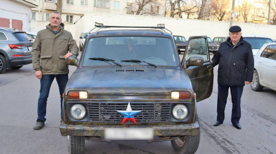 Лискинцы передали «Ниву» бойцам СВО