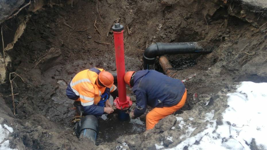 В Воронеже обновили 338 метров сетей водоснабжения возле детского сада на Новосибирской
