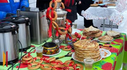 «Русская, старинная, румяная да блинная»: как воронежцы отпраздновали Масленицу