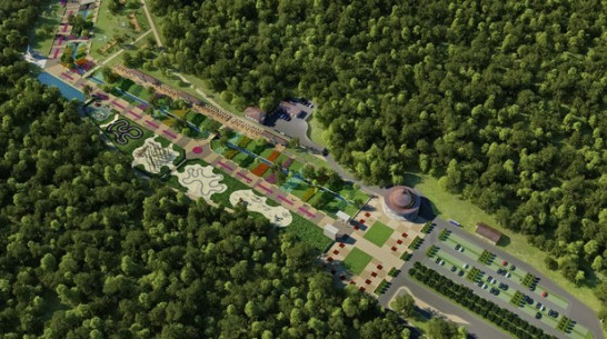 В воронежском парке «Динамо» после реконструкции появятся фонтаны и лыжероллерная трасса