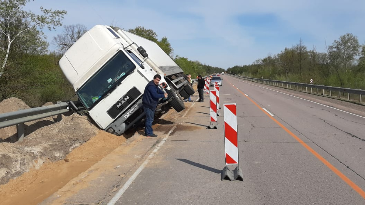 Большегруз 40 рус попал в дтп