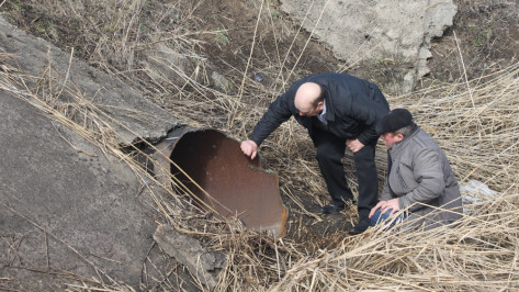 В Панинском районе неизвестные украли перепускную трубу