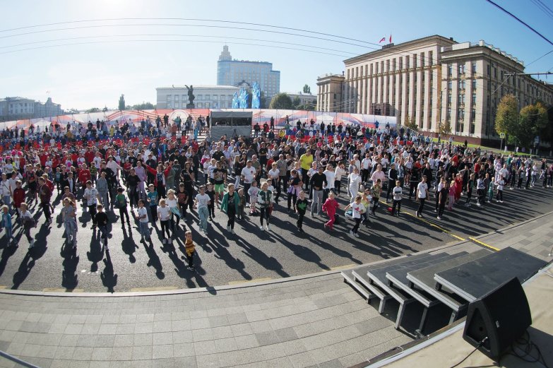 Зарядка в День города