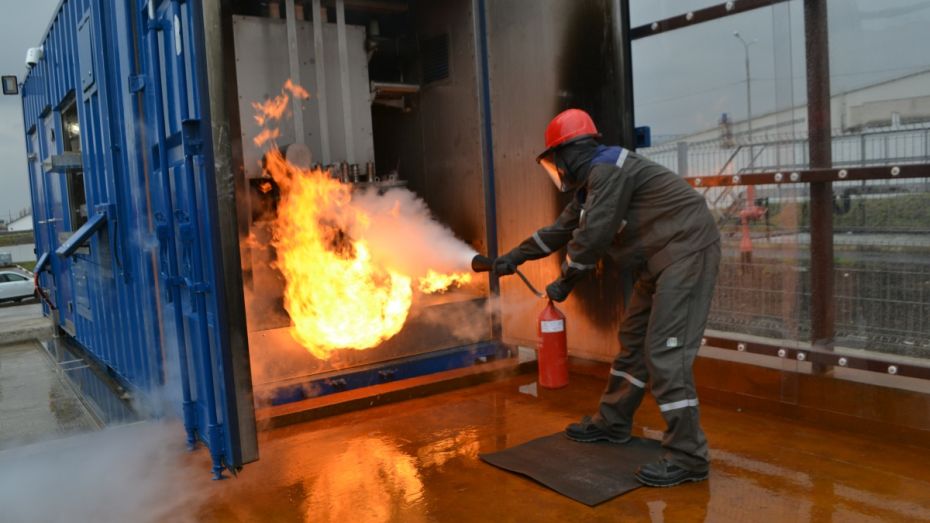 На Нововоронежскую АЭС поставили симулятор для отработки навыков пожаротушения 