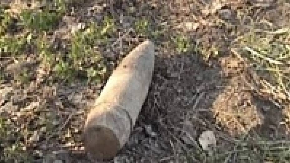 В Кантемировском районе обнаружены и уничтожены шесть боеприпасов времен Великой Отечественной войны 