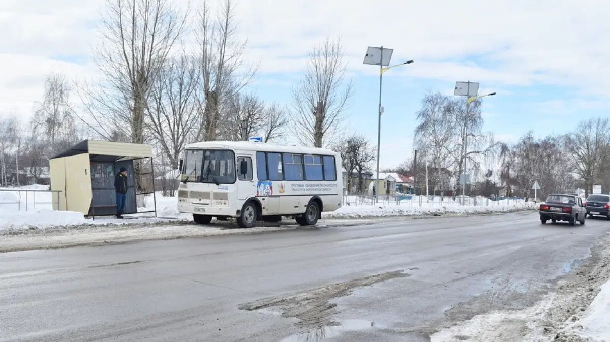 В Грибановке запустили новый автобусный маршрут