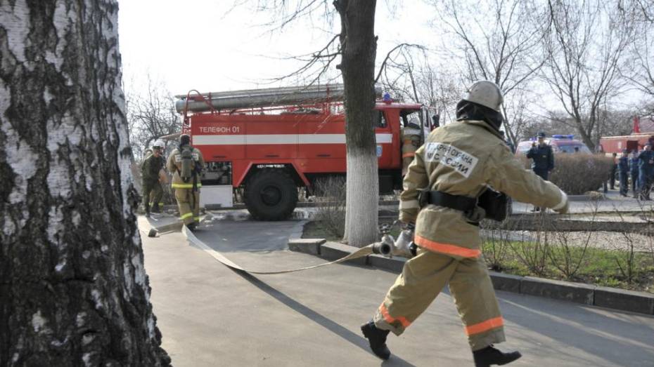 В Воронеже произошел пожар в кафе на проспекте Патриотов