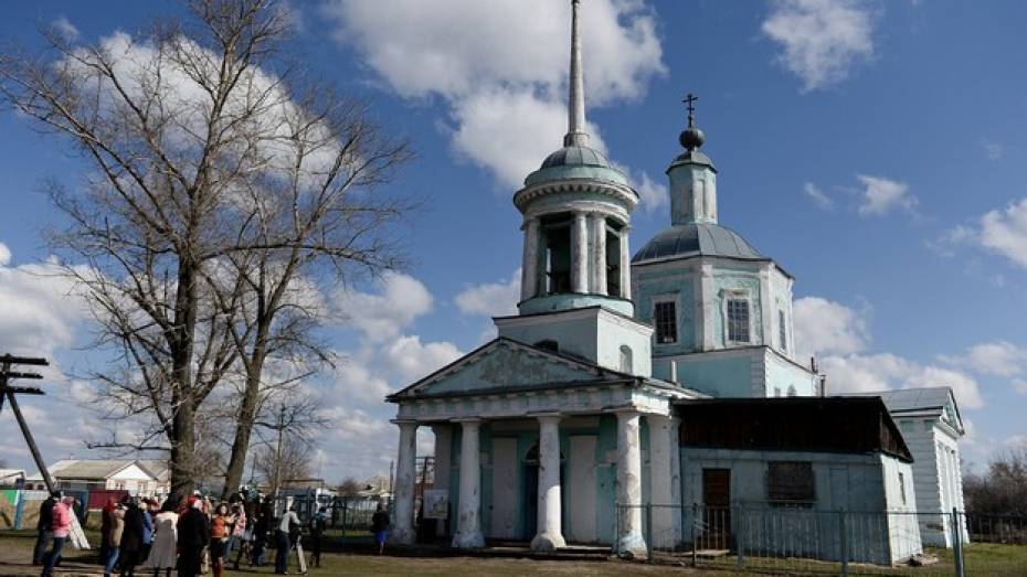В Воронежской области реконструируют храм 1786 года постройки