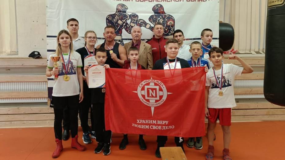 Борисоглебцы взяли 4 «золота» областных соревнований по шахбоксу