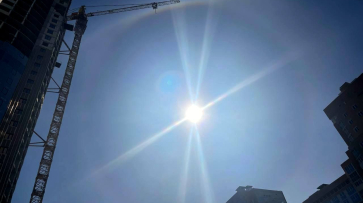 В небе над Воронежем заметили солнечное гало