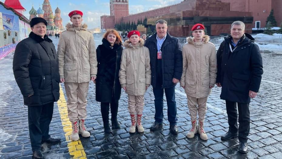 Новоусманцы побывали в Москве на празднике к 85-летию Президентского полка