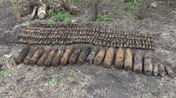 В репьевском селе нашли более 200 мин и 20 фугасов времен войны