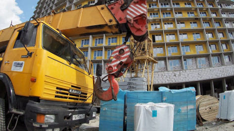 Объем строительных работ в Воронежской области за месяц вырос на 30%