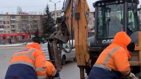 Движение на участке Остужевского кольца перекроют до конца аварийных работ на коллекторе