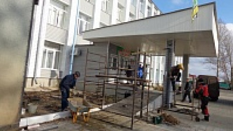 В Репьевской школе создают доступную среду для детей-инвалидов