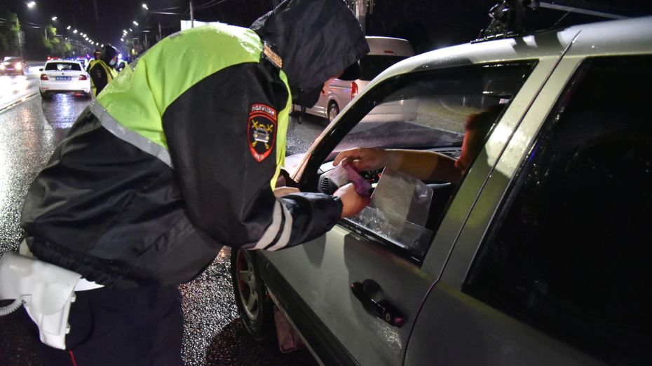 В Воронежской области за 3 дня сотрудники ГИБДД поймали более 60 пьяных водителей