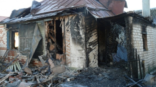 В Семилукском районе на пожаре погиб мужчина