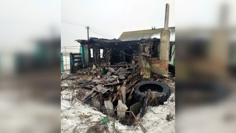 После пожара с 3 погибшими в воронежском селе возбудили уголовное дело