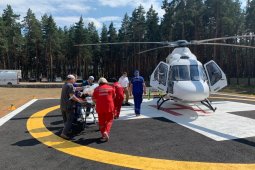 В Воронежской области 7 COVID-пациентов эвакуировали на вертолете