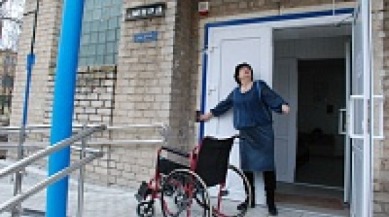 Кантемировское отделение соцзащиты переоборудовали для удобства инвалидов
