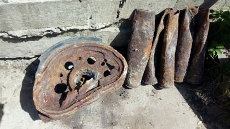 В Воронеже откопали фрагменты немецкого танка Т-III