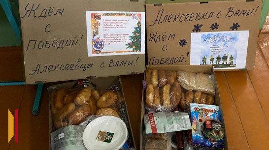 Жители грибановского села Алексеевка отправили новогодние подарки участникам СВО