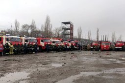 МЧС опубликовало фото со смотра экстренных служб в Воронеже