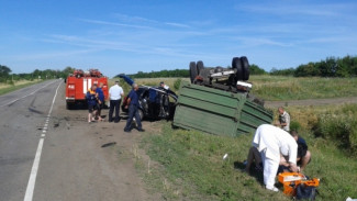 В Воронежской области столкнулись «Лада» и самосвал: пострадали трое