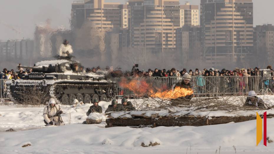 Военно-историческая реконструкция в честь 83-летия освобождения города: репортаж РИА «Воронеж»
