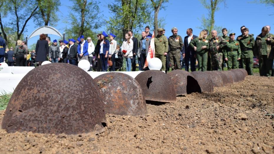 В Рамонском районе захоронили останки 206 солдат Великой Отечественной