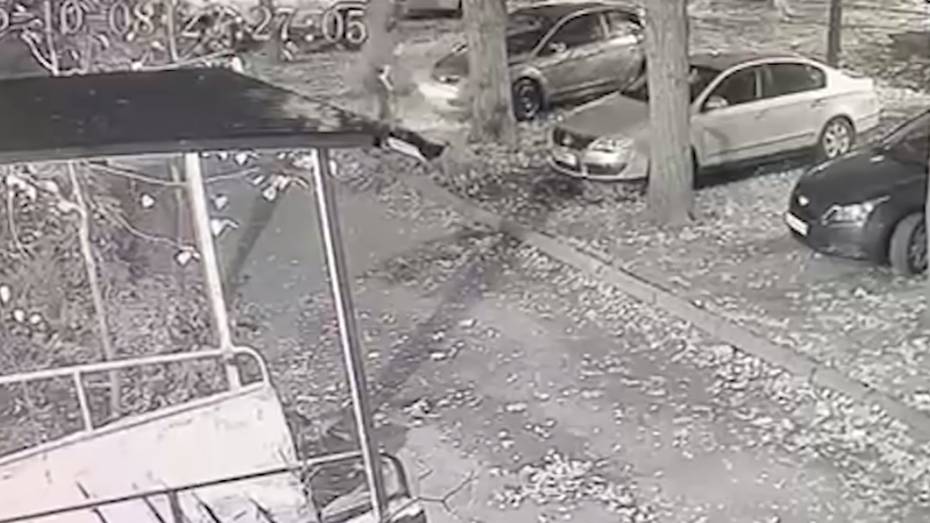 В Воронеже мужчина поджег Ford соседки под камерой