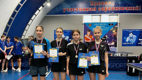 Женская команда Воронежской области по настольному теннису поедет на чемпионат России