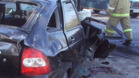 Участником аварии с двумя «Ладами» в Воронежской области был полицейский