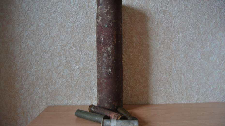 Житель Семилук хранил в сарае артиллерийский снаряд времен войны