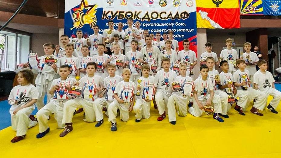 Борисоглебцы завоевали 16 золотых медалей на Кубке ДОСААФ России по армейскому рукопашному бою