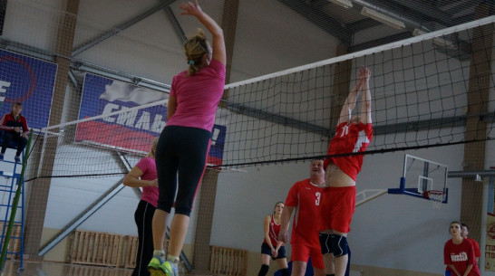 В Верхнемамонском районе прошел турнир по волейболу для учителей и врачей