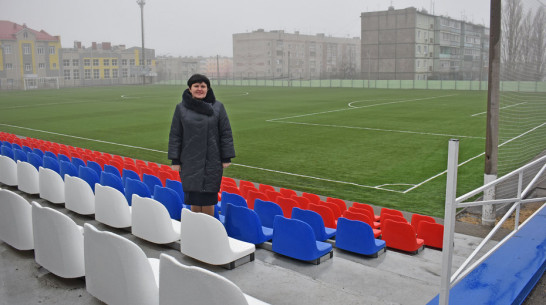 В Лисках отремонтировали стадион в восточной части города