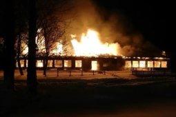Школа сгорела в Воронежской области