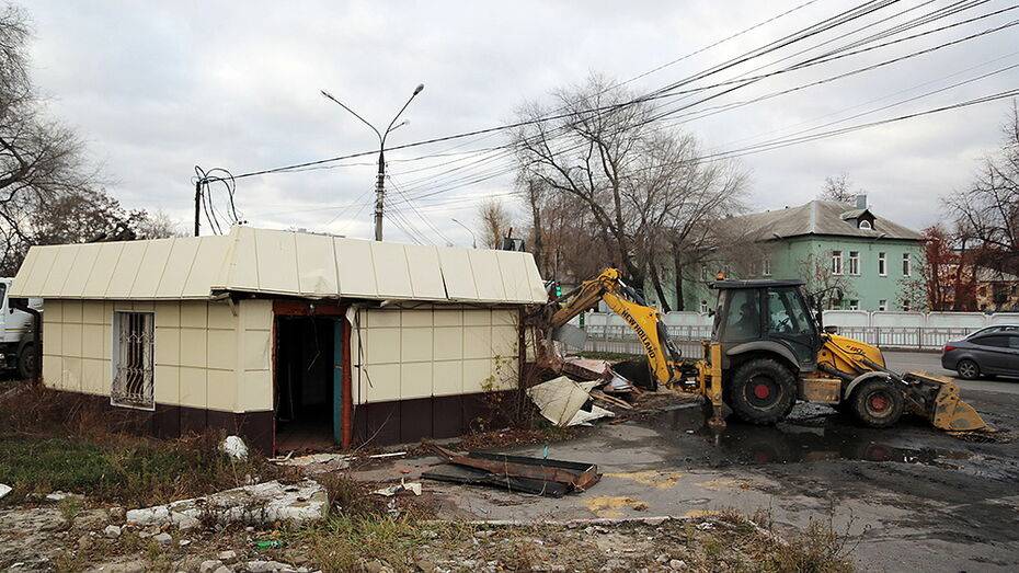 В январе в Воронеже демонтируют 22 киоска
