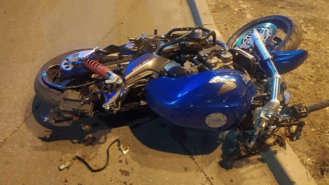 В Воронежской области разбился 28-летний мотоциклист на Honda