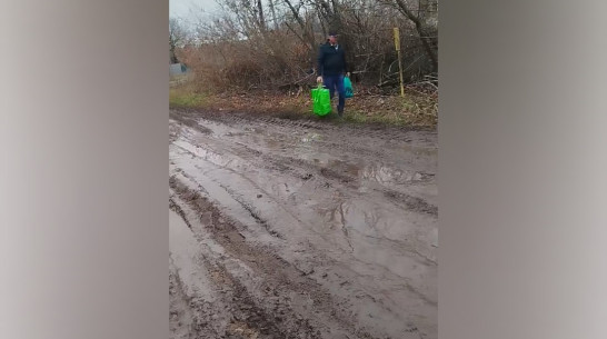 Жители воронежского села Рыкань пожаловались на бездорожье